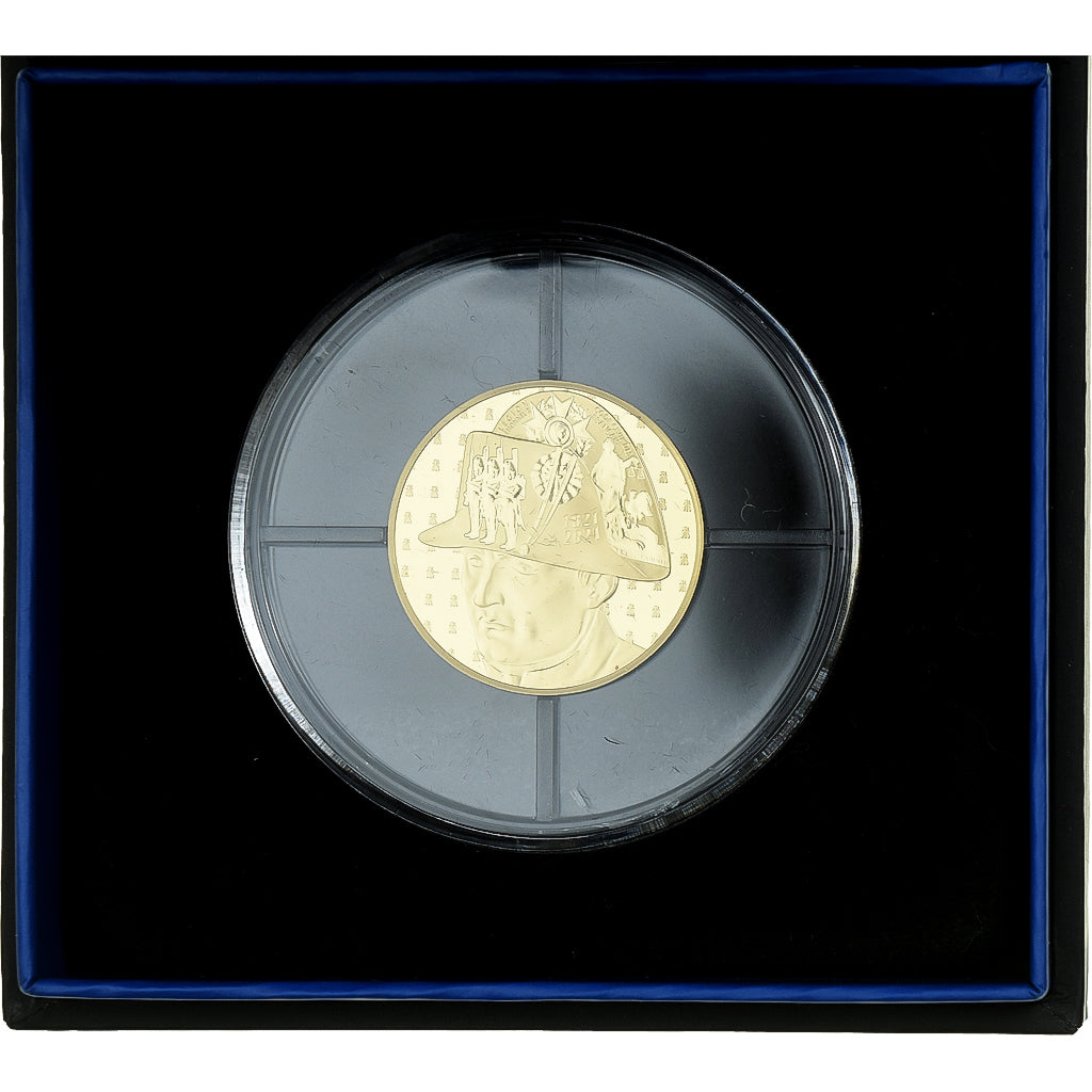 França, 50 Euro, 200 Ans de la Mort de Napoléon, 1/4 Oz, 2021, Dourado