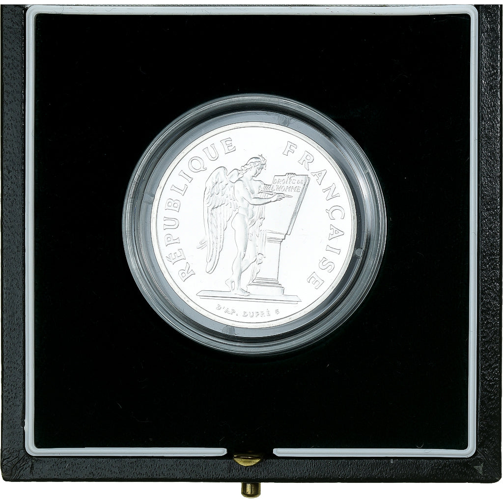 Francja, 100 Francs, 1989, Piéfort, Srebro, MS(65-70), KM:P1008