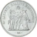 France, 50 Francs, Hercule, 1974, Hybrid issue, Silver, AU(55-58), Gadoury:882a