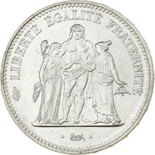 France, 50 Francs, Hercule, 1974, Hybrid issue, Silver, MS(60-62), Gadoury:882a