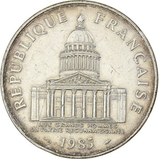 France, 100 Francs, Panthéon, 1985, Paris, Silver, EF(40-45), Gadoury:898