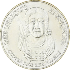 France, 100 Francs, Clovis, 1996, Silver, AU(55-58), Gadoury:953, KM:1180