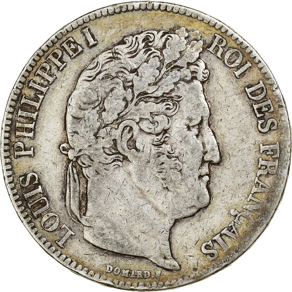 Frankreich, 5 Francs, Louis-Philippe, 1835, Toulouse, Silber, S, Gadoury:678