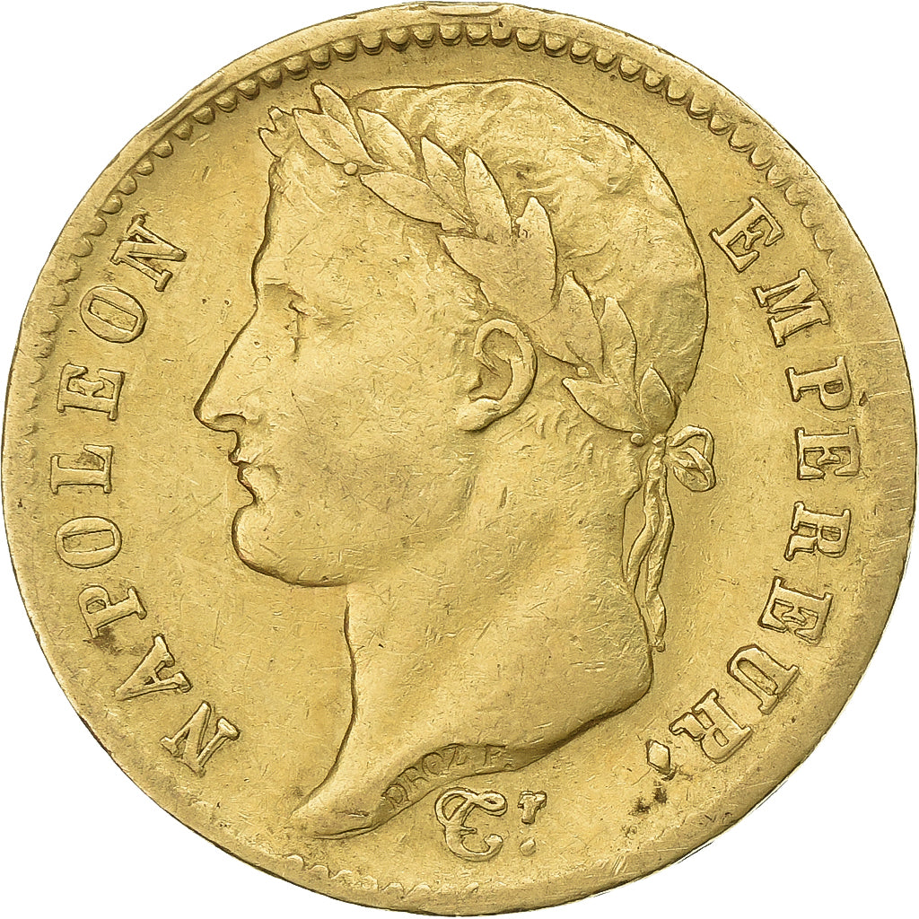Frankrijk, 20 Francs, Napoléon I, 1811, Lille, Goud, ZF, Gadoury:1025