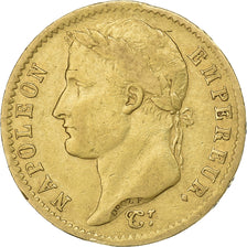 Frankreich, 20 Francs, Napoléon I, 1808, Paris, Gold, SS+, Gadoury:1024