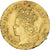 França, Louis XV, 1/4 louis d'or de Noailles, 1717, Paris, Dourado, EF(40-45)