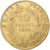 France, 10 Francs, Napoléon III, 1865, Strasbourg, error split, Or, TTB