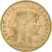 France, 10 Francs, Marianne, 1907, Paris, Gold, EF(40-45), KM:846