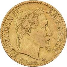 France, 10 Francs, Napoléon III, 1864, Strasbourg, Or, TB+, Gadoury:1015