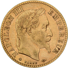 France, 10 Francs, Napoléon III, 1863, Paris, Or, TTB+, Gadoury:1015, KM:800.1