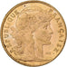 France, 10 Francs, Marianne Coq, 1905, Paris, Or, SUP, KM:846