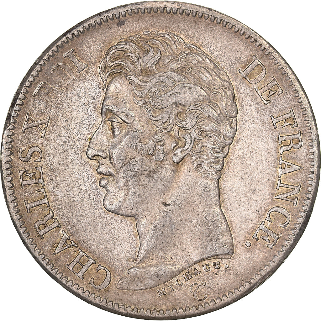 France, 5 Francs, Charles X, 1826, Lille, Silver, EF(40-45), KM:720.13