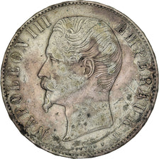 Francia, 5 Francs, Napoléon III, 1856, Lyon, Plata, MBC, Gadoury:734, KM:782.3