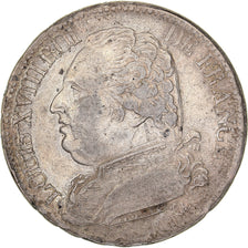 France, 5 Francs, Louis XVIII, 1815, Bayonne, Argent, TB+, Gadoury:591