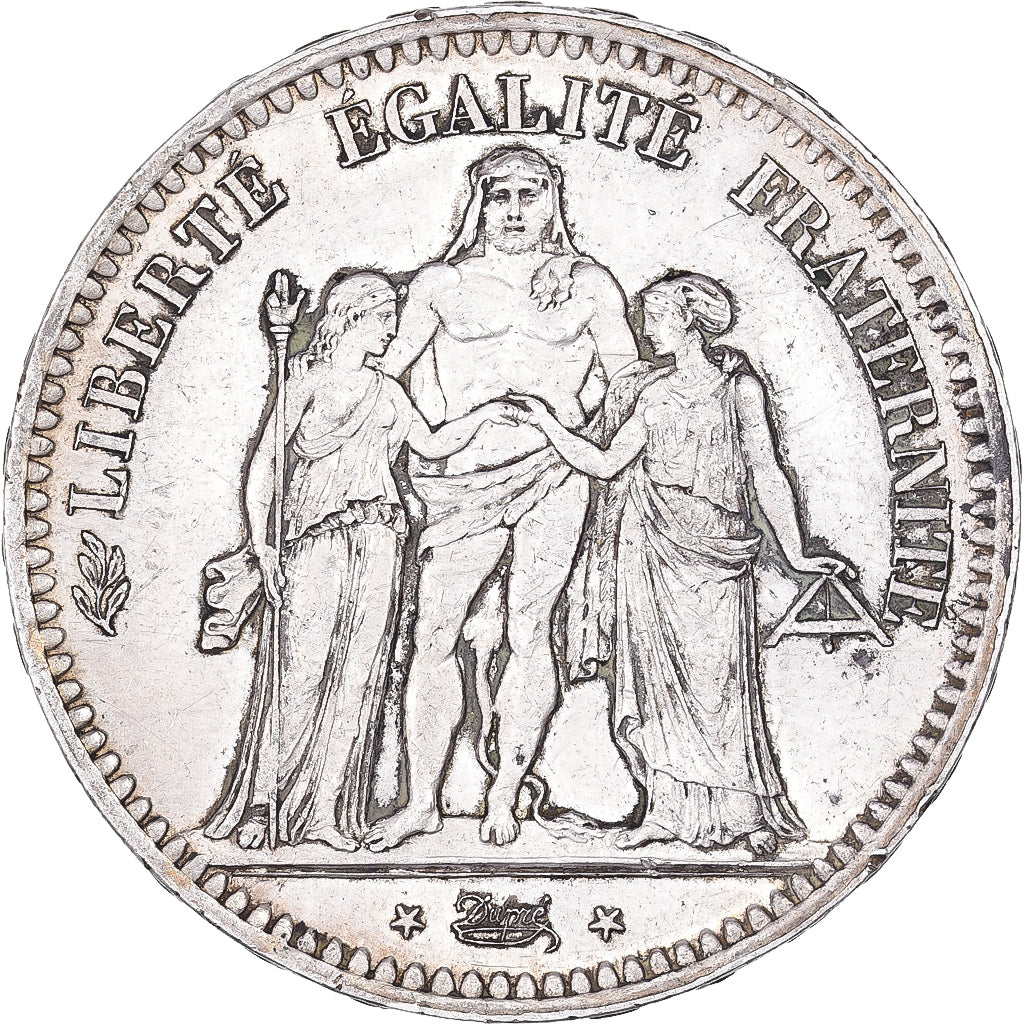 France, 5 Francs, Hercule, 1849, Paris, Argent, SUP, Gadoury:683, KM:756.1