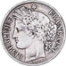 França, 5 Francs, Cérès, 1849, Paris, Prata, VF(20-25), Gadoury:719, KM:761.1