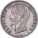 França, 5 Francs, Napoléon III, 1856, Paris, Prata, VF(20-25), Gadoury:734