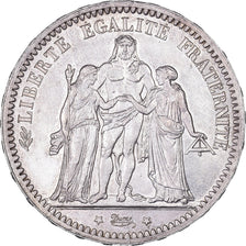 Francia, 5 Francs, Hercule, 1873, Paris, Plata, MBC+, Gadoury:745a, Le