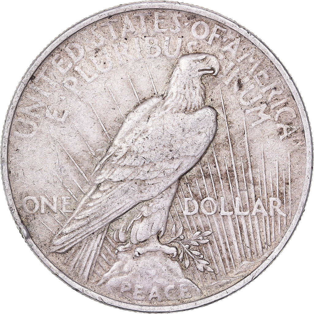 États-Unis, Dollar, Peace, 1923, Philadelphie, Argent, TB+, KM:150