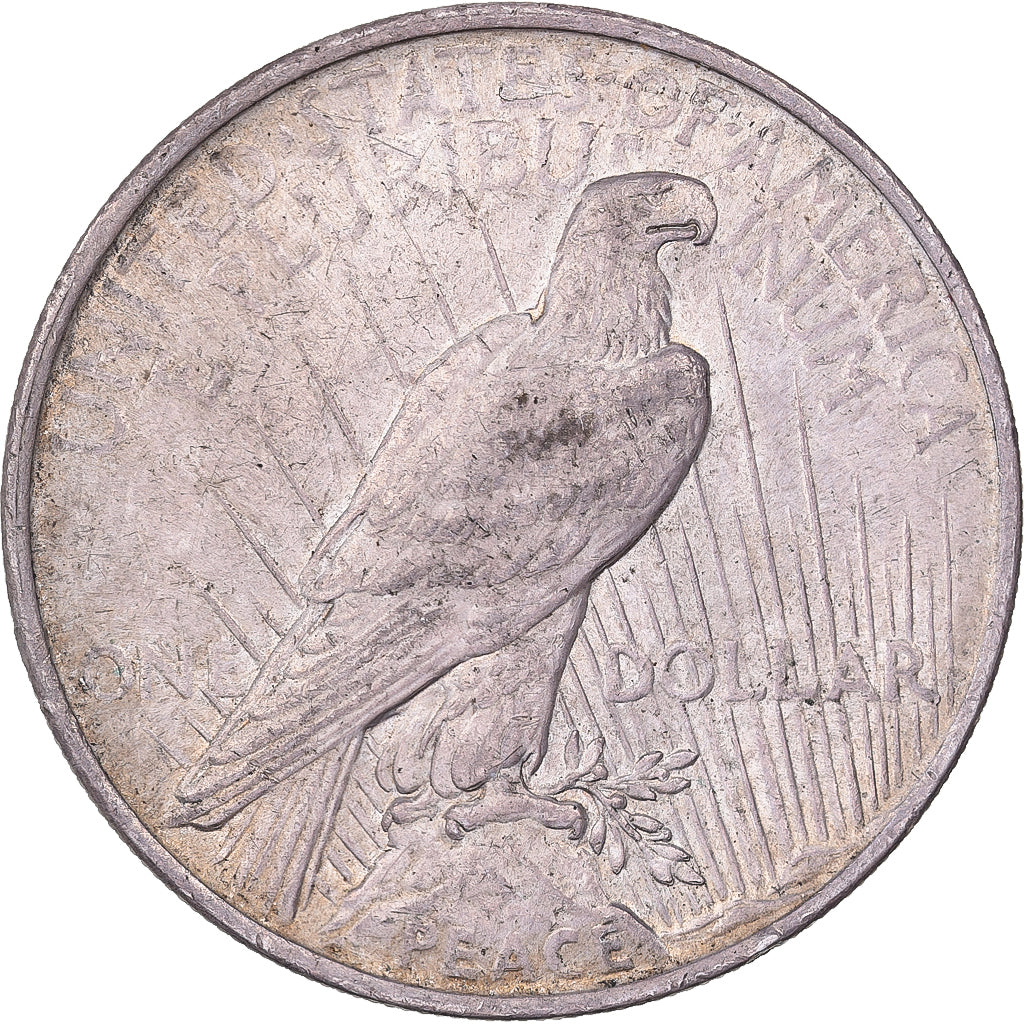 États-Unis, Dollar, Peace, 1923, Philadelphie, Argent, TTB+, KM:150
