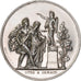 France, Medal, Médaille de mariage, 1885, Silver, Petit, MS(60-62)