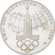 Russia, 10 Roubles, 1977, Saint Petersburg, Silver, MS(65-70), KM:150