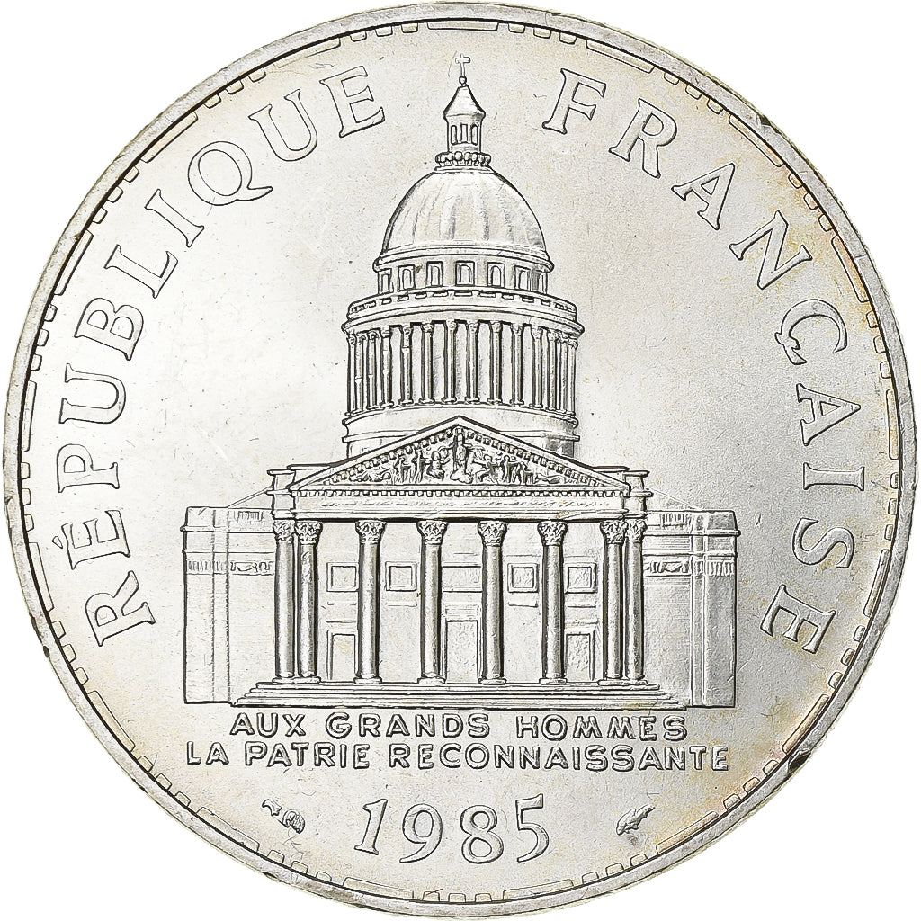 France, 100 Francs, Panthéon, 1985, Paris, Argent, SUP+, Gadoury:898, KM:951.1