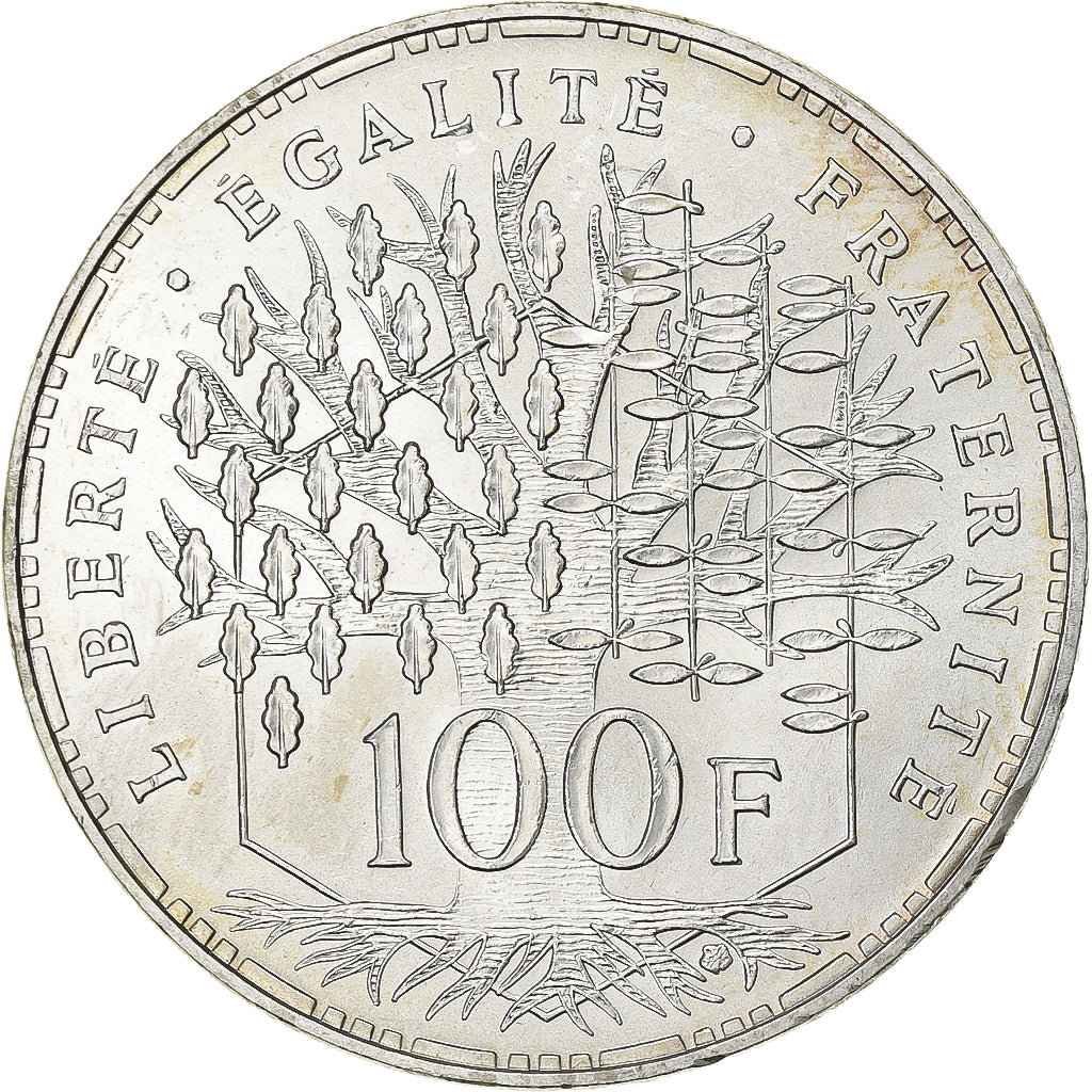 France, 100 Francs, Panthéon, 1985, Paris, Argent, SUP+, Gadoury:898, KM:951.1