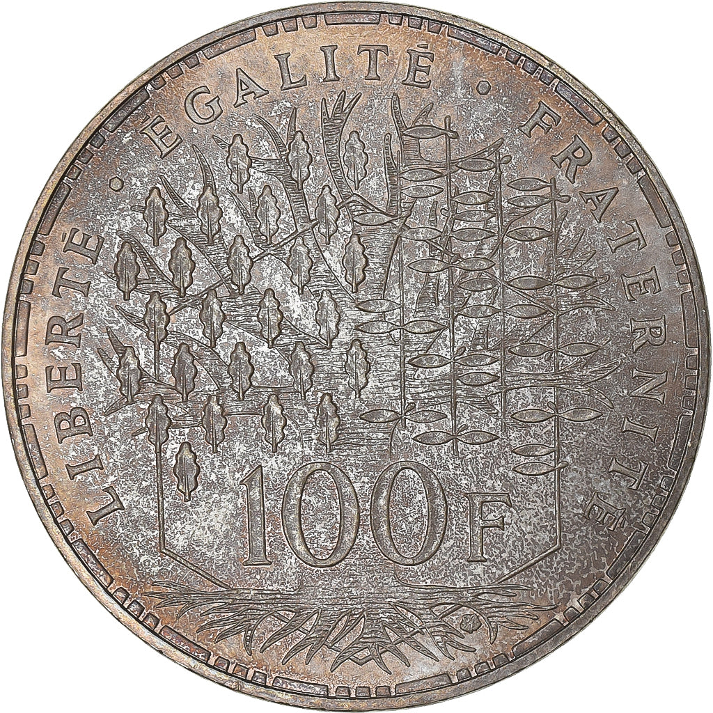 Francia, 100 Francs, Panthéon, 1987, Paris, Plata, EBC, Gadoury:898, Le