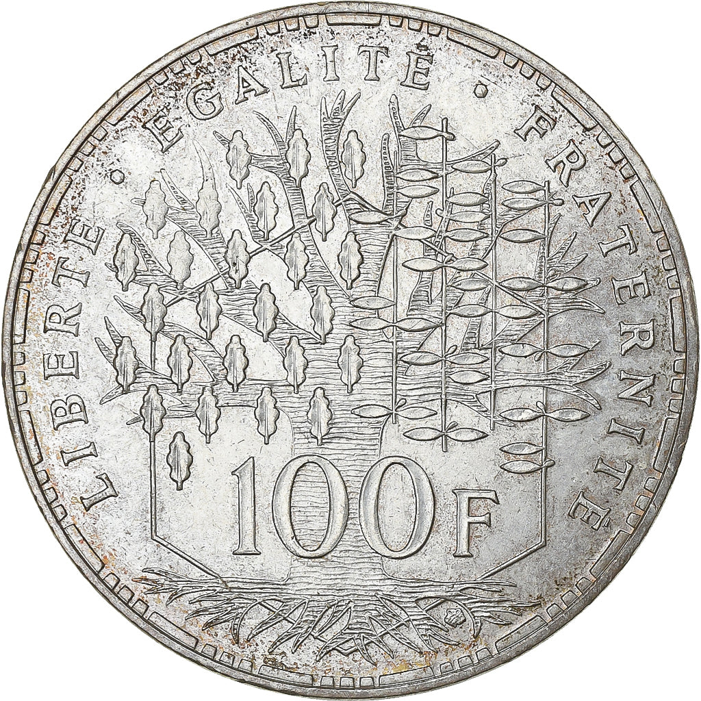 Francia, 100 Francs, Panthéon, 1988, Paris, Plata, MBC+, Gadoury:898, KM:951.1