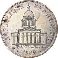France, 100 Francs, Panthéon, 1989, Paris, Silver, MS(60-62), Gadoury:898, Le