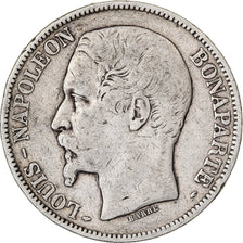 France, 5 Francs, Louis Napoléon Bonaparte, 1852, Paris, Argent, TB