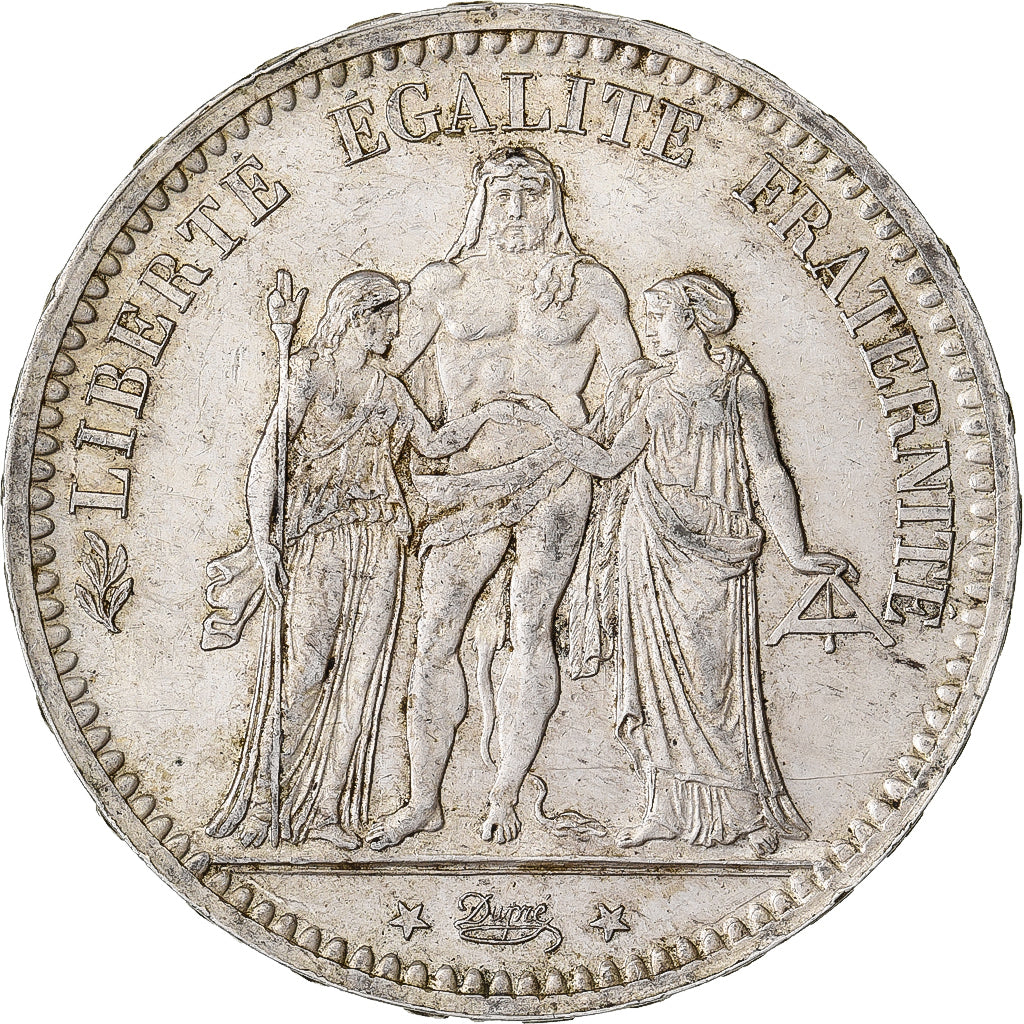 France, 5 Francs, Hercule, 1873, Paris, Silver, AU(55-58), Gadoury:745a