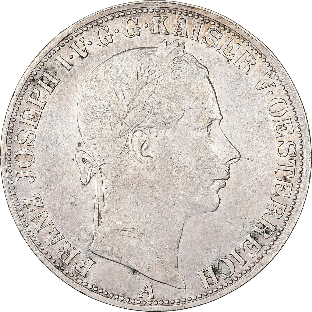 Austria, Franz Joseph I, Thaler, 1857, Vienna, Argento, BB, KM:2244