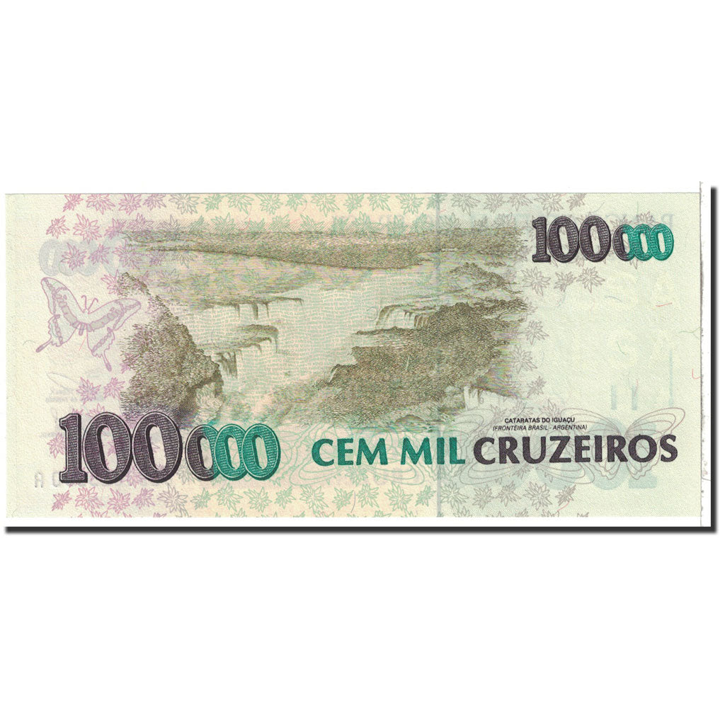 Billet, Brésil, 100,000 Cruzeiros, 1993, Undated, KM:235c, NEUF