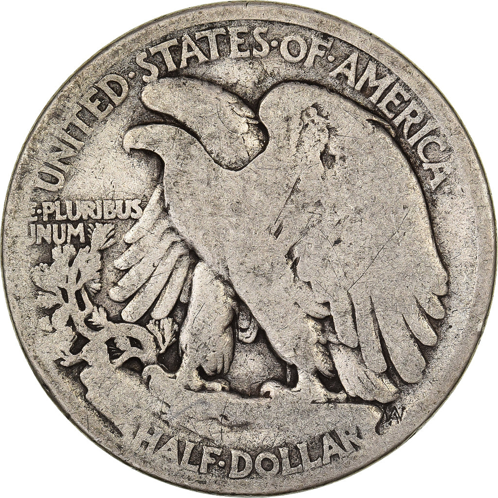 Estados Unidos da América, Half Dollar, Walking Liberty, 1918, Philadelphia