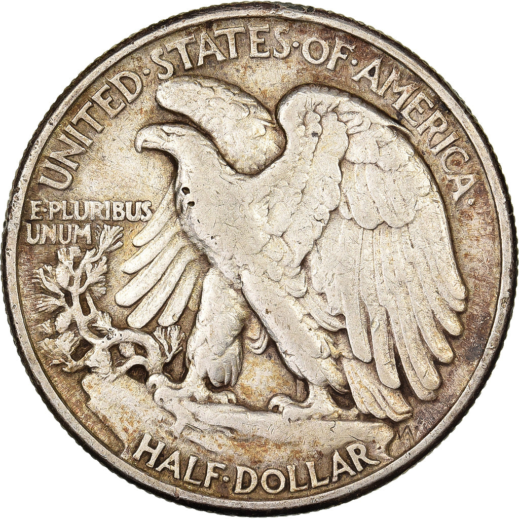 United States, Half Dollar, Walking Liberty, 1945, Philadelphia, Silver
