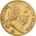 France, 20 Francs, Louis XVIII, 1818, Lille, Gold, AU(50-53), Gadoury:1028