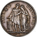 France, Medal, Mariage, Fidélité Bonheur, 1896, Silver, Petit, AU(55-58)