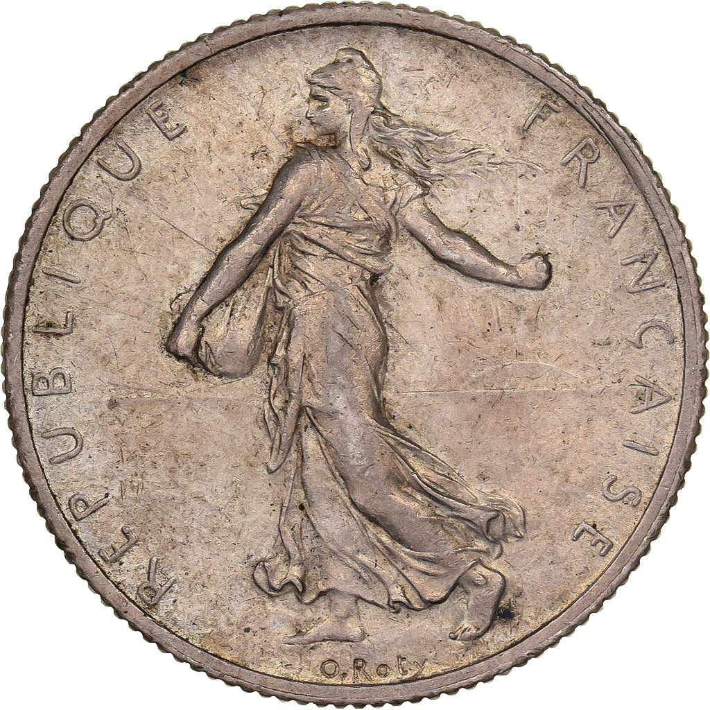 France, 2 Francs, Semeuse, 1914, Castelsarrasin, Argent, SUP, Gadoury:532, Le