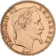 Frankreich, 50 Francs, Napoléon III, 1867, Strasbourg, Gold, SS+, Gadoury:1112