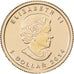 Canada, Elizabeth II, Dollar, 1/20 Oz, Maple Leaf, 2014, Gold, MS(65-70)