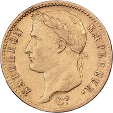 France, 20 Francs, Napoléon I, 1808, Paris, Gold, AU(50-53), Gadoury:1024