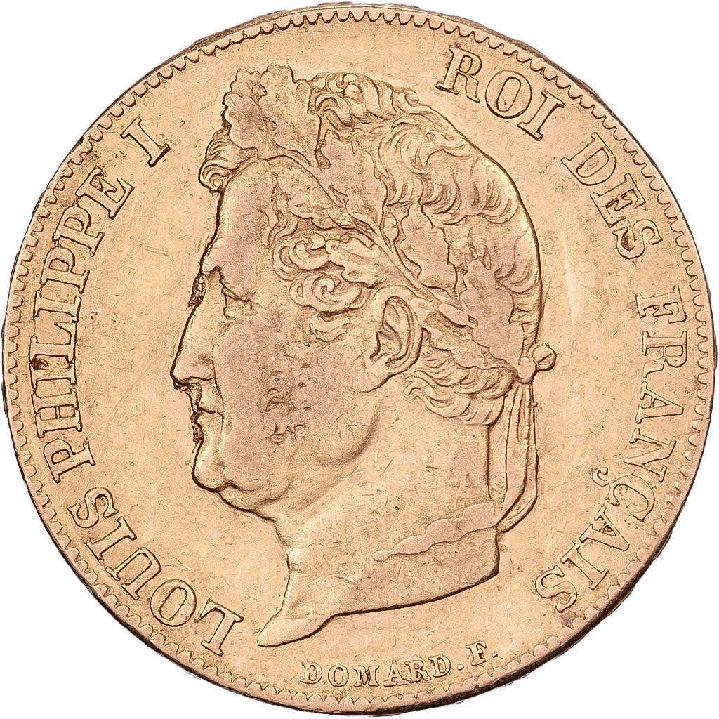 Frankrijk, 20 Francs, Louis-Philippe, 1839, Paris, Goud, FR+, KM:750.1