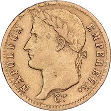 Francia, 20 Francs, Napoléon I, 1812, Paris, Oro, MB+, KM:695.1