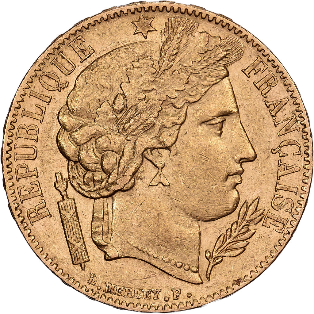 Frankrijk, 20 Francs, Cérès, 1849, Paris, Goud, ZF+, Gadoury:1059, KM:762