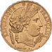 Frankrijk, 20 Francs, Cérès, 1849, Paris, Goud, ZF+, Gadoury:1059, KM:762
