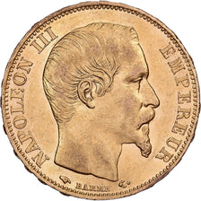 France, 20 Francs, Napoléon III, 1860, Paris, Or, SUP, Gadoury:1061, KM:781.1
