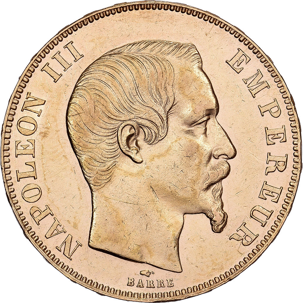 France, 50 Francs, Napoléon III, 1857, Paris, Or, TTB+, Gadoury:1111, KM:785.1