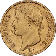 Francia, 20 Francs, Napoléon I, 1811, Paris, Oro, BB, KM:695
